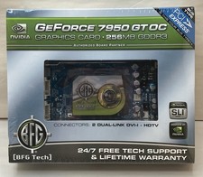 BFG TECH GeForce 7950 GT OC Graphics Card 256MB GDDR3 Brand New In Sealed Box.  picture