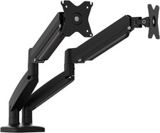 j5create Ergonomic Dual Monitor Mount, Black picture