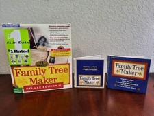 Family Tree Maker Deluxe Edition Version 4.4 & Version 6 & Version 8 Software picture