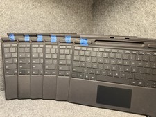 LOT OF 6 Microsoft Surface Pro Signature Cover 1864 Keyboard Touchpad Black  picture
