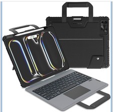 Nillkin Carry Go Backlit Keyboard Folio Case w/ Trackpad iPad Pro 13 Black picture