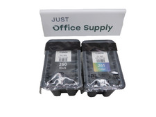 Genuine OEM Canon PG-260 Black + CL-261 Color Ink Bulk Packaging   picture