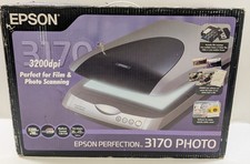 Epson Perfection 3170 Photo Flatbed Film Scanner 3200x6400 DPI USB 2.0 - In Box picture