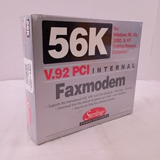 Sterling Communications 56K V.92 PCI Internal Faxmodem Model S20 New and Sealed picture