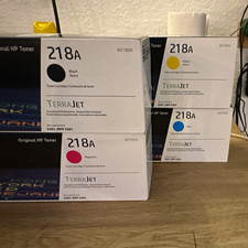 HP 218A Genuine Laser Toner Set CMYK W2180A W2181A W2182A W2183A picture