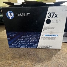 HP 37X Black High Yield Toner Cartridge CF237X Open Box picture