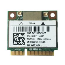 ATHEROS AR5B22 AR9462 DUAL BAND N + BLUETOOTH BT WIRELESS WIFI CARD DW1901 K2GW5 picture