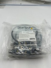 Pack of 10-StarTech NLBK-2F-CAT6A-PATCH CAT6A S/FTP Network Ethernet Cable 2ft picture