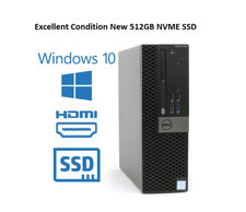 Dell OptiPlex 7040 SFF DT i5 Up to 3.6GHz 16GB , 512gb Nvme SSD Win 10 pro picture