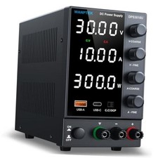 DC Power Supply Variable Adjustable Switching Regulated Bench 0-30V 0-10A Black picture