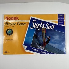 Kodak 11 inch x 17 inch inkjet High Gloss photo paper 25 pack New Sealed picture