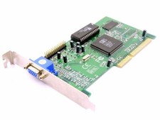 SiS AGP6326 6326 Chip 4MB VRAM Vintage Video Board VGA AGP Computer Graphics Card picture