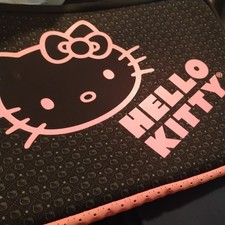 Hello Kitty 10×15’ Black and Pink Logo Laptop Case Sleeve Nice Black & Pink picture
