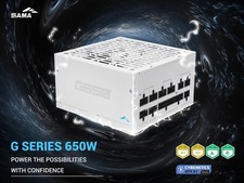 SAMA G650W ATX 3.1 Power Supply, 80+ Gold Efficiency, PCIE 5.1 Ready, Full picture