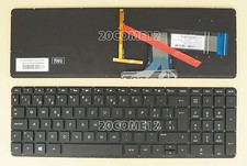 New For HP ENVY 15-K 15-K000 15-k000st 15-k202nt Keyboard Swiss Tastatur Backlit picture
