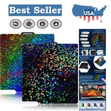 Durable 3D Printer Build Plate 257x257mm - Holographic PEI for X1/X2D Models picture