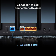 TP-Link Archer BE6500 dual-band wi-fi 7 router in/with orig. box picture