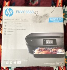 Sealed HP ENVY 5663 Wireless Color Inkjet All-in-One Printer Photo Tray USB picture