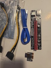 Ubit 6 Pack Latest PCI-E Riser Adapter Card + 60cm USB 3.0 Cable - 6 cards total picture