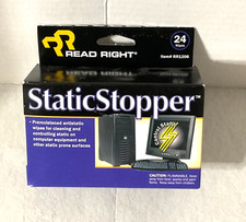 Read Right StaticStopper Cleaning Wipes, 24 Wipes per Box (RR1206) picture