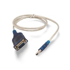 USB 2.0 DB9-Male Serial Port Cable 3FT Blue Sabrent CB-DB9P picture