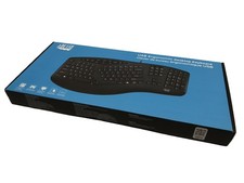 (10) ADESSO USB Ergonomic Desktop Keyboard - Wired / AKB-160UB picture