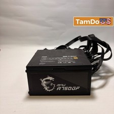 MSI MPG A750GF 750W Power Supply, 80 Plus Gold, ATX, GPU750V, Fully Modular picture