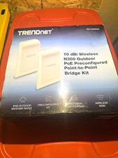 TRENDnet TEW-740APBO2K 10 dBi Wireless N300 Outdoor PoE Preconfigured Bridge picture