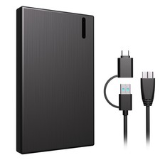 160GB External Hard Drive HDD Portable – USB 3.0 & Type-C Storage for PC, Mac... picture