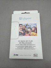 20 Pack of Film for  Augmented Reality Photo and Video Printer. 3X4.5 Zero Ink S picture