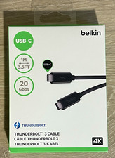 Belkin Thunderbolt 3 USB-C to USB-C Cable 3.3ft Black - SEALED BOX picture