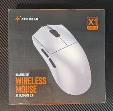ATK Gear Blazing Sky Wireless Gaming Mouse X1 Ultimate 2.0 - Metallic Silver picture