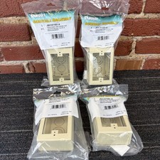 4 Panduit JBX3510EI-A Single Gang Junction Box Surface Raceway Lot picture