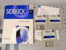 Vintage Borland Sidekick 2.0 Software 3.5