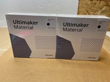 2x Lot Genuine Ultimaker Material 1644 CPE+ Filament - Black 2.85mm 700g picture