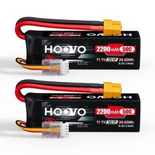 HOOVO 3S 11.1V 2200mAh 50C 50C-XT60-2Pack, 2200mAh-XT60 picture
