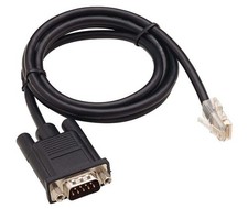 Digi RJ-45 to DB-9 Male Crossover cable, 4', 10 Pin picture