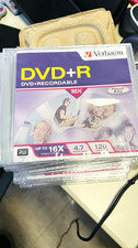 Verbatim DVD+R Recordable Blank Disc 4.7GB 16x Slimline Jewel Case picture