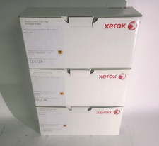 Lot of 3 Open Box Xerox 006R03017 Replacement Toner for HP CE412A Yellow picture