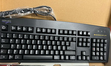 Black French European Europe AZERTY keyboard Ps/2 or USB NEW in BOX windows picture