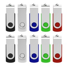 Kootion 5/10 Pack USB 2.0 1-64GB Metal Anti-Skid Flash Drives Mixed Color  LOT picture