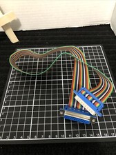 1 Pcs IDC Rainbow Wire DB25 Male To DB25 Female 22 Inch  picture