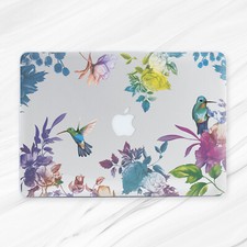 Floral Flower Hummingbird Nature Hard Case For Macbook Air 13 15 Pro 16 13 Neo picture