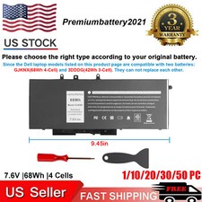 LOT GJKNX Battery For Dell Latitude 5480 5580 5490 5580 5590 5591 GD1JP DY9NT picture