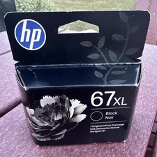 Genuine, HP, 67 XL, Black, EXP: July  2027 picture