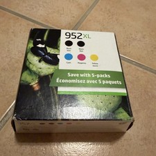 HP 952XL 5 Pack 6ZA00AN#140 High Yield Ink Cartridge Combo 2026 8036 picture