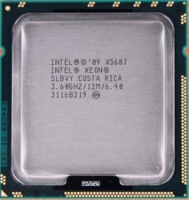 2pcs Intel Xeon X5687 3.6 GHz 12 MB Quad-Core Socket 1366 CPU Processor picture
