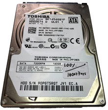 Toshiba 160Gb SATA III HDD 7200RPM 2.5
