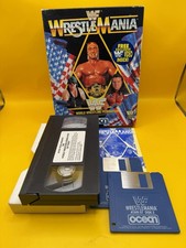 WWF WrestleMania Atari ST Big Box Computer Game Complete CIB W VHS Manual picture