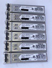 Lot of 6 Nokia Finisar 3HE00027CAAA01 FTLF8519P3BTL-A6 IPUIBDKDAA Transceiver picture